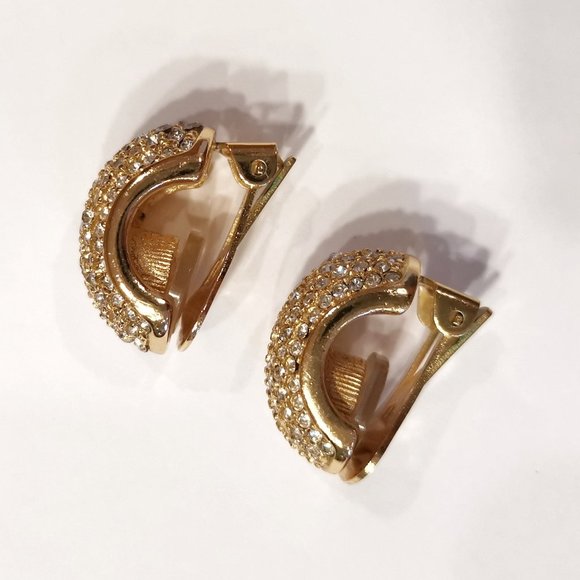 Vintage Authentic Christian Dior Clip On Earrings in EUC - Picture 2 of 5